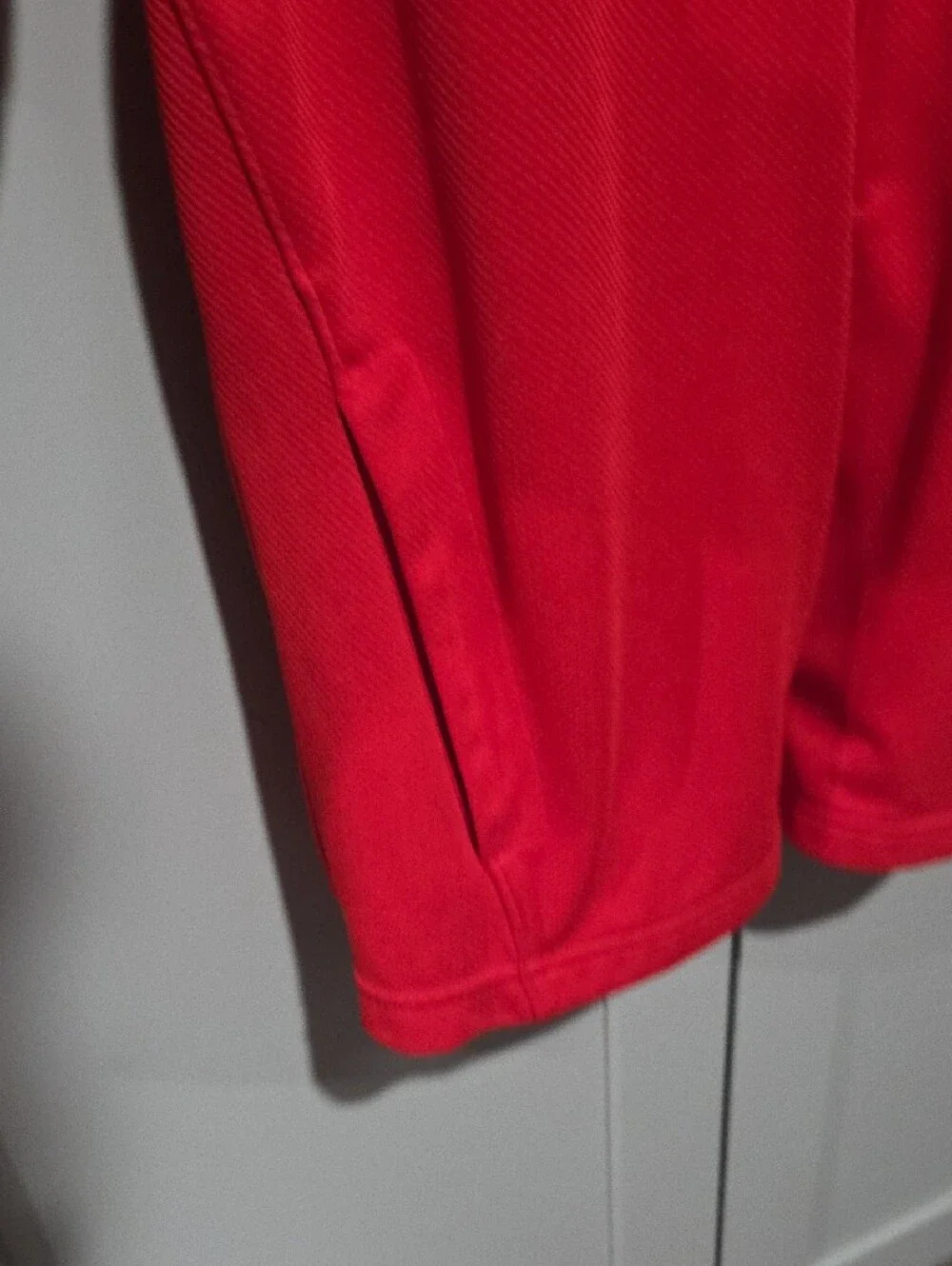 Under Armour Red Zip-Up Training Jacket with Black Accents